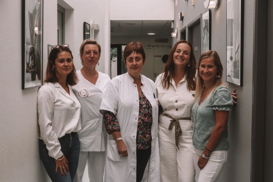 photo de groupe du centre de coordination en cancerologie